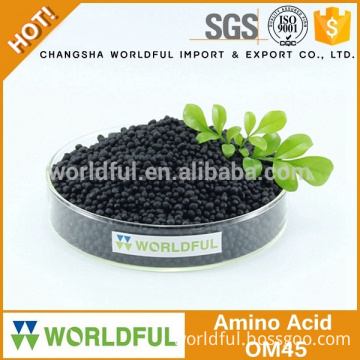 45% organic matter + NPK+humic acid +amino acid granule fertilizers agriculture products